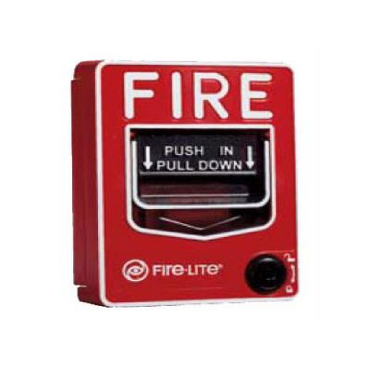 Firelite BG-12LX  Addressable dual action pull station
