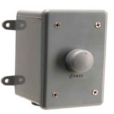 Niles WVC100E Weatherproof Stereo Volume Control w/Select. Impedance; Enclosure and Face - Gray